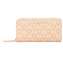 Valentino Lady Re Zip Around Wallet Portemonnaie beige
