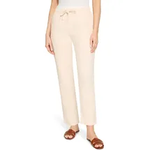 Cartoon Leinenhose Damen Lässig Beige 46