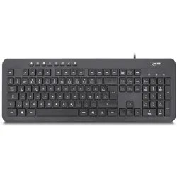 InLine Design Keyboard, Tastatur, USB-Kabel, DE Layout, schwarz