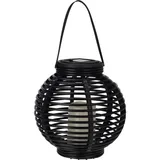 PROGARDEN Laterne Solar Ø 21,3 cm 1er Set schwarz