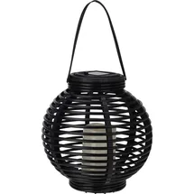 PROGARDEN Laterne Solar Ø 21,3 cm 1er Set schwarz