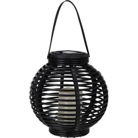 PROGARDEN Laterne Solar Ø 21,3 cm 1er Set schwarz
