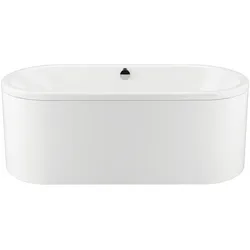 Kaldewei Badewanne „Classic Duo Oval“ freistehend oval 180 × 80 cm in schwarz