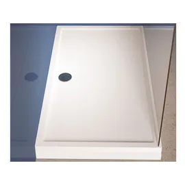 Riho Davos Rechteck-Duschwanne, Ablauf 90mm, mit Füße und Schürze, weiß glänzend, D002016005,