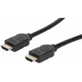 Manhattan HDMI-Kabel 4K@60Hz HDMI-Stecker auf HDMI-Stecker 3 m Schwarz
