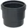 Geberit Steckmuffe PE DN 50 50mm Schwarz