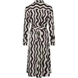 White Label Maxikleid Schwarz/Weiß 42