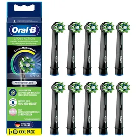 Oral B CrossAction CleanMaximiser Black Edition Aufsteckbürste 10 St.