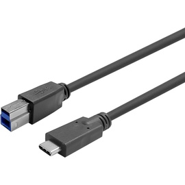 Vivolink PROUSBCBMM15 USB 3.2 Gen 1 (3.1 Gen 1) USB C USB B male Cable 15m 15 m, USB Kabel