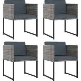 vidaXL Polyrattan Garten-Set 313100 9-tlg. grau