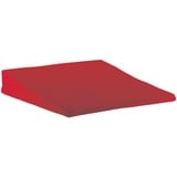 Kinder-Keilkissen 30cm x 30cm x 5cm aus 100% Baumwollbezug - Farbe: rot