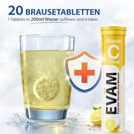 eväm Vitamin C Brausetabletten 5x 20 Stück