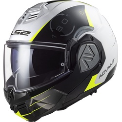 LS2 FF906 Advant Codex Helm, schwarz-weiss, Größe M