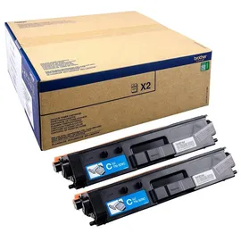 Brother Original Toner-Kit cyan extra High-Capacity Doppelpack TN329CTWIN