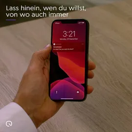 Shelly LOQED Touch Smart Lock Black Edition Türschlossantrieb, Türöffner-Steuerung Bluetooth,