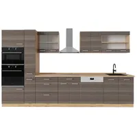 Vicco Küchenzeile R-Line 350 cm Grau