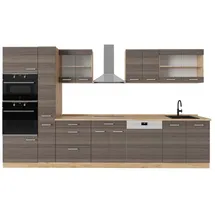 Vicco Küchenzeile R-Line 350 cm Grau