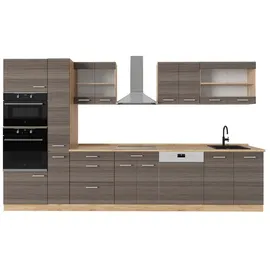 Vicco Küchenzeile R-Line 350 cm Grau