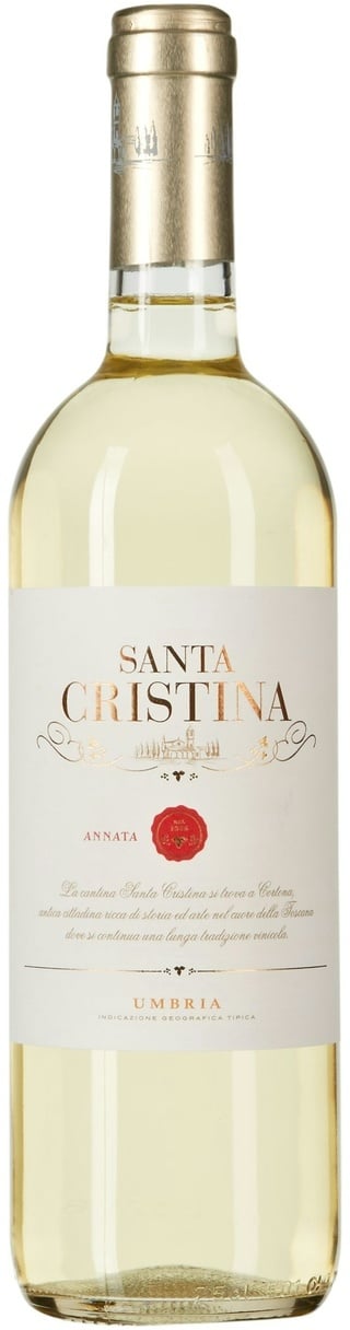 Santa Cristina Bianco Umbria Weißwein trocken 6 Flaschen x 0,75 l (4,5)