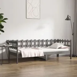 vidaXL Tagesbett 90 x 200 cm grau