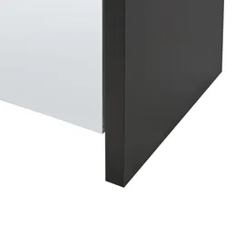 Beliani Schuhschrank MIDFIELD mit Stauraum Schwarz