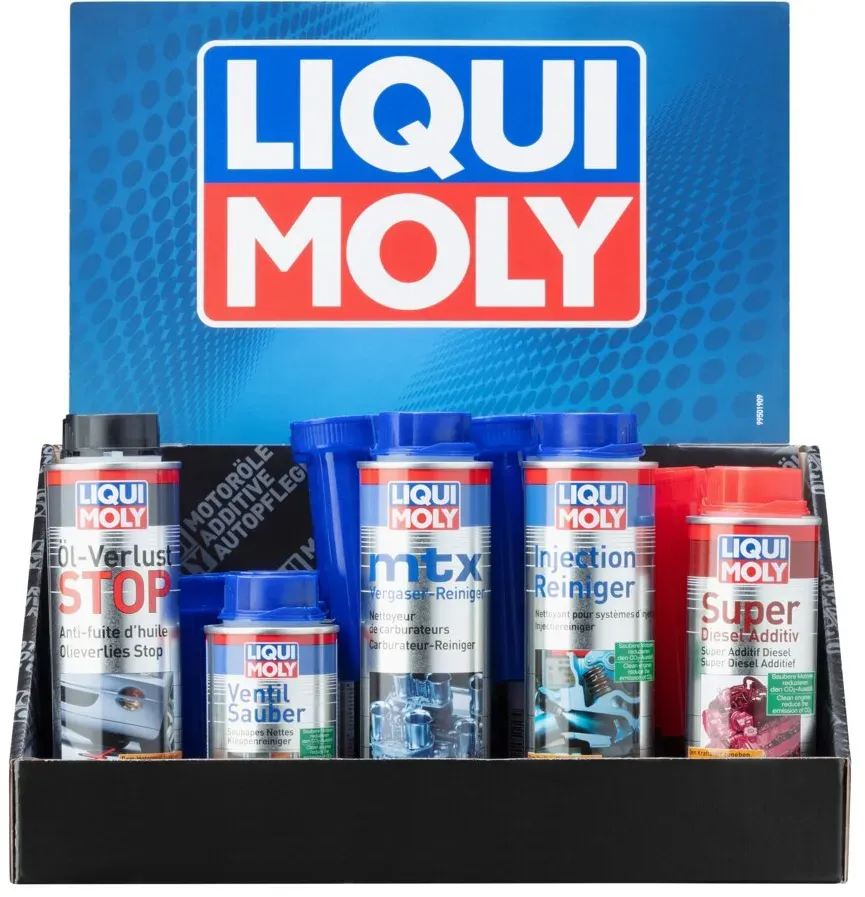 Motoröladditiv Set LIQUI MOLY 7041 20x Additiv für Vergaser, Ventile, Injektoren