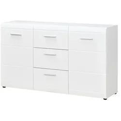 Primo Sideboard  Akzent ¦ weiß ¦ Maße (cm): B: 144 H: 86 T: 40.0
