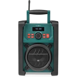 Nedis DAB+ Radio Baustellenradio grün/schwarz