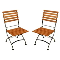 DEGAMO Klappstuhl HOFGARTEN 2 Stück 55 x 60 x