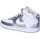 Nike Court Vision Mid-Top Sneaker Damen 108 white/metallic silver 38.5