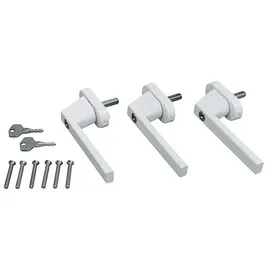 ABUS Abschließbarer Fenstergriff FG210 W im 3er-Set