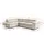 storez24 Eckcouch Textil 3-Sitzer Beige