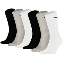 Puma Socken Unisex 6er Pack Stretch bunt|grau 39-42