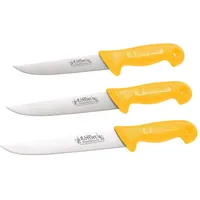 Löffler 3er-Set Solinger Edelstahl-Metzgermesser, 6, 7 & 8 Zoll