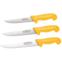 Löffler 3er-Set Solinger Edelstahl-Metzgermesser, 6, 7 & 8 Zoll