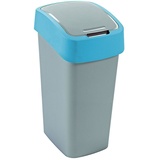 Curver Flip Bin 50 l silber/blau