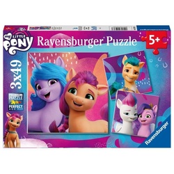 Puzzle Ravensburger Ravensburger Kinderpuzzle - My little Pony Movie - 3 X 49 Teile