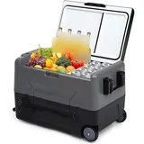 Tragbarer Autokühlschrank Kompressorkühlbox Auto Kühlschrank 35L Gefrierschrank Kleiner Gefrierbox für Outdoor, Camping, Wohnmobil, Auto