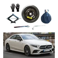 18" Reserverad kompatibel mit Mercedes CLS mit Wagenheber, Schlüssel, Handschuhe und Tasche