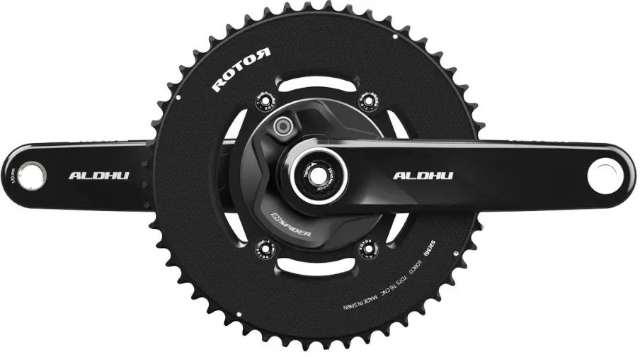 ROTOR Powermeter Set | PowerPack Road INSpider | ALDHU Carbon Kurbel 2