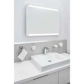 KLEINE WOLKE Meo Seifenablage Glas/Edelstahl Weiß