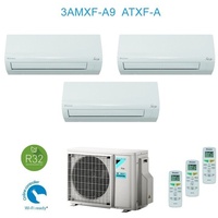 Daikin 3AMXF52A9 + 2x ATXF25A + ATXF35A Air conditioner Trial split 2x 9000 + 12