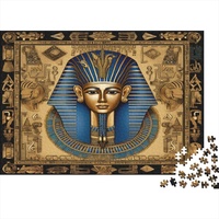 Hölzern Puzzle 2023, Adventskalender Puzzle 300 Hölzern Teile Weihnachtskalender 2023 Männer Frauen Geschenke Jigsaw Puzzle Adventskalender Geschenke - Ägyptischer Pharao