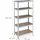 Relaxdays Schwerlastregal verzinkt, Traglast 875kg, 180x90x45 cm, 5 Böden, zum Stecken, Stahl, Lagerregal Keller, Silber