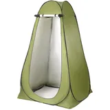 Pop Up Privatsphäre Toilette Camping Toilettenzelt Mobile Outdoor Privatsphäre WC Zelt Lagerzelt Tragbar campingdusche Temporäre Umkleiden und Angelzelte im Freien-120 x 120 x 190 cm-Flecktarn