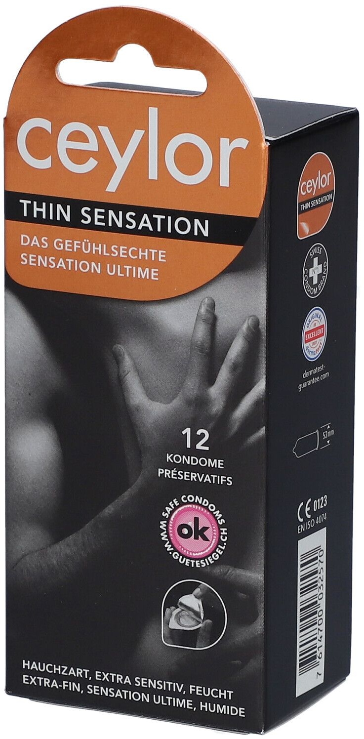 CEYLOR Préservatifs sensation fine 12 pc(s) préservatif(s)