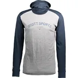 Scott Defined Merino Langarmshirt Dunkelblau/Grau Melange XL