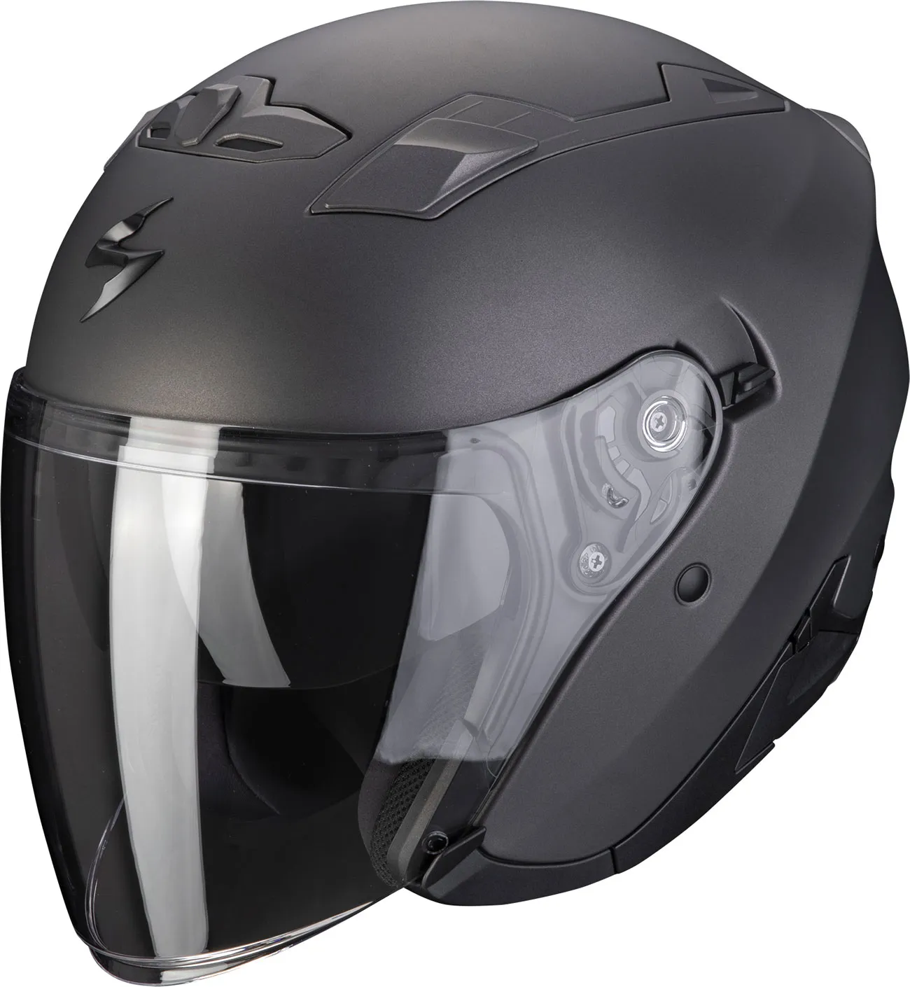 Scorpion EXO-230 Solid, casque à jet - Matt-Gris Foncé - S