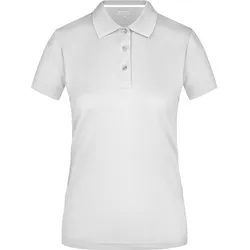 Damenpolo upgrade®-Silver - Farbe weiß - Größe XXL