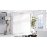 Schiebetürenschrank Schrank LUND Weiss matt 220x215 cm - Weiß